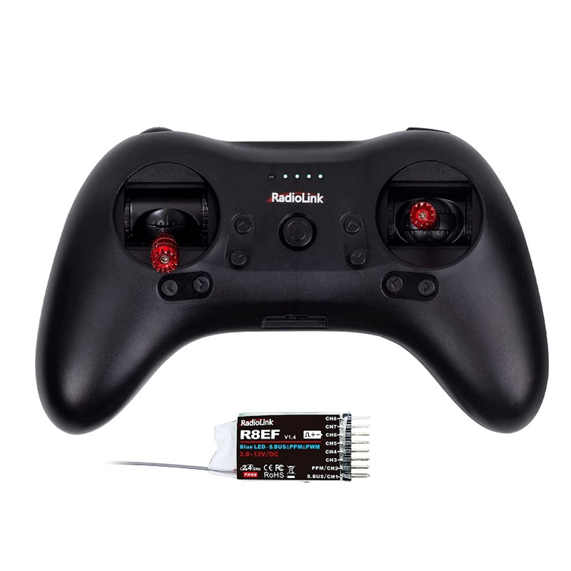 Radiolink T8S 2.4GHz 8CH Transmitter + R8EF Receiver with Built-in Rechargeable Battery and Bluetooth for App control-image-36