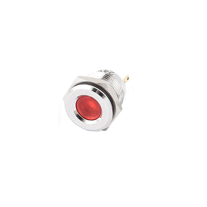 Red 3-9V 12mm LED Metal Indicator Light-picture-26