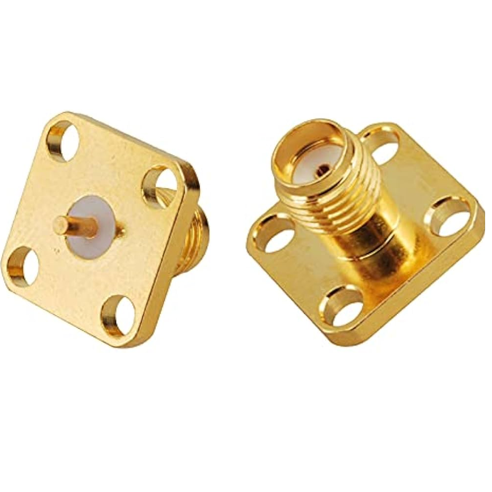 SMA Jack Straight Panel Mount 4 Hole-image-4