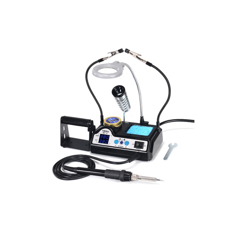 Yihua 927-IV 60W Adjustable Temperature Soldering Iron Station Solder Roll Holder Soldering Station-picture-26
