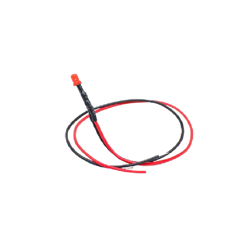 3V 3MM Red LED Indicator Light with 20CM Cable (Pack of 5)-image-10