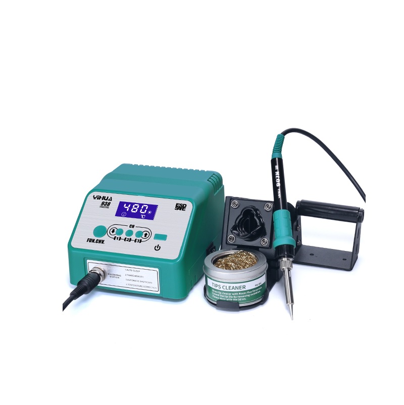 Yihua 938 75W Aluminum Front Panel Multi-function LCD Display Constant Temperature Soldering Desoldering Station-image-43