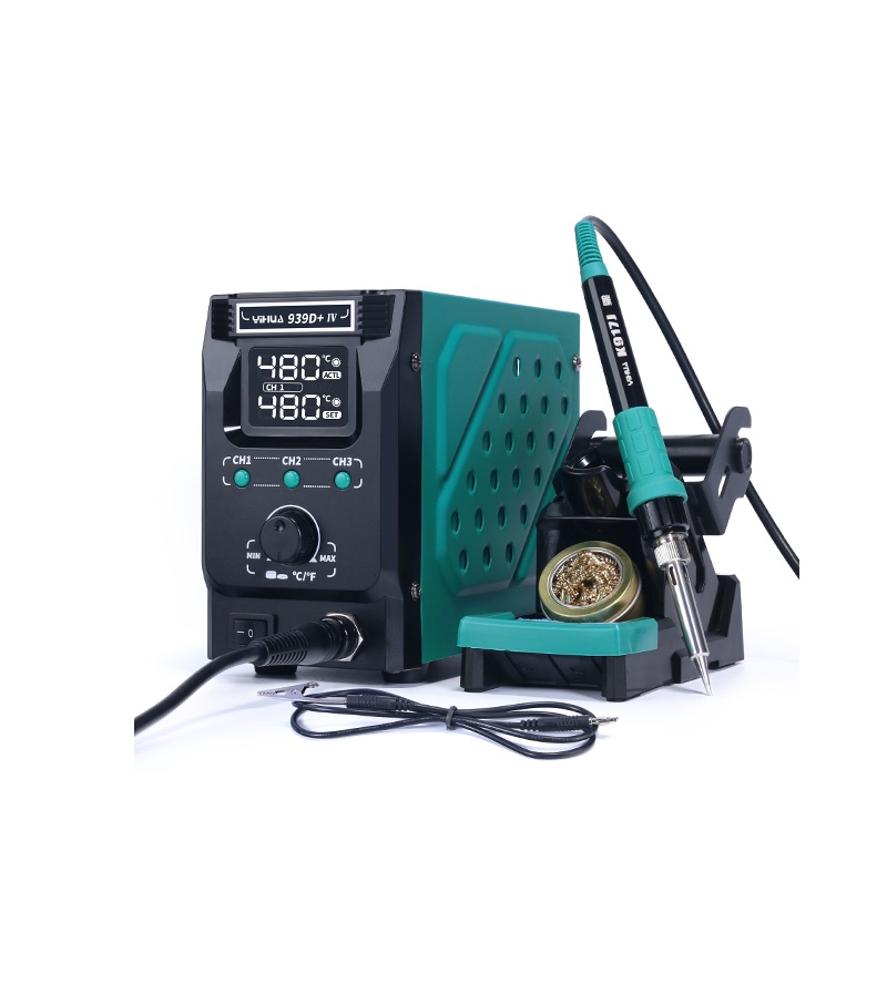 YIHUA 939D+ IV 90W Digital Soldering Station – Intelligent Temperature Control, Fast Heating, ESD-Safe Soldering Iron for Electronics Repair-image-18