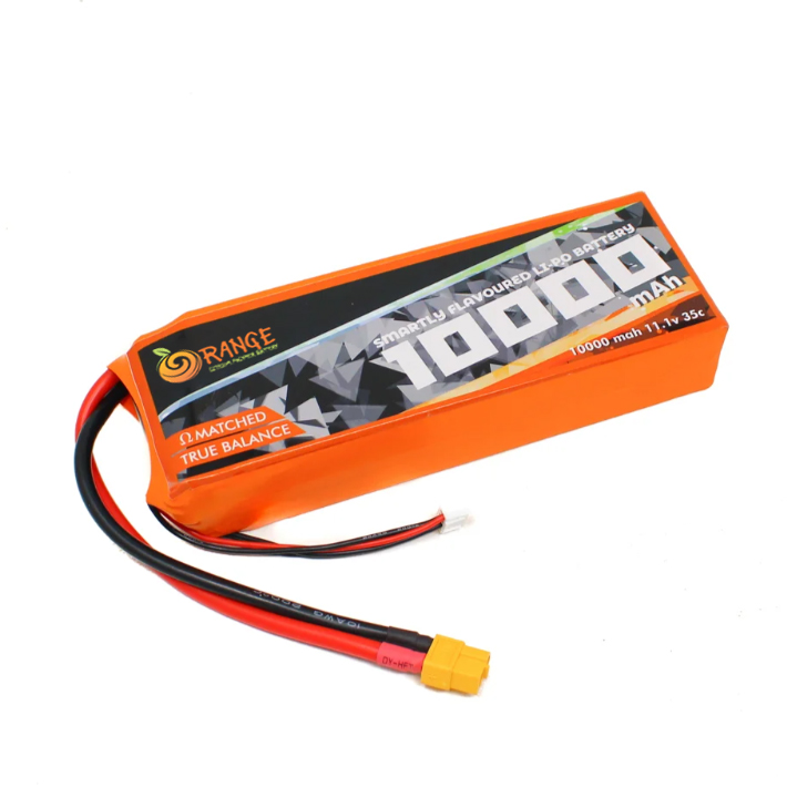 Orange 11.1V 10000mAh 35C 3S Lithium Polymer Battery Pack-image-2