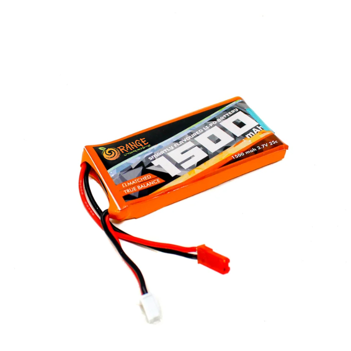 Orange 3.7V 1500mAh 25C 1S Lithium Polymer Battery Pack-image-30