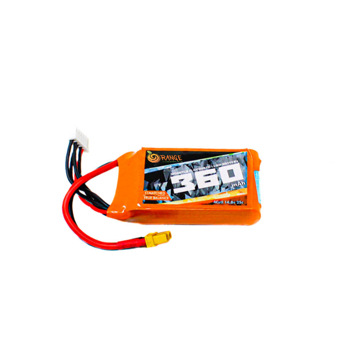 Orange 14.8V 360mAh 25C 4S Lithium Polymer Battery Pack-image-7