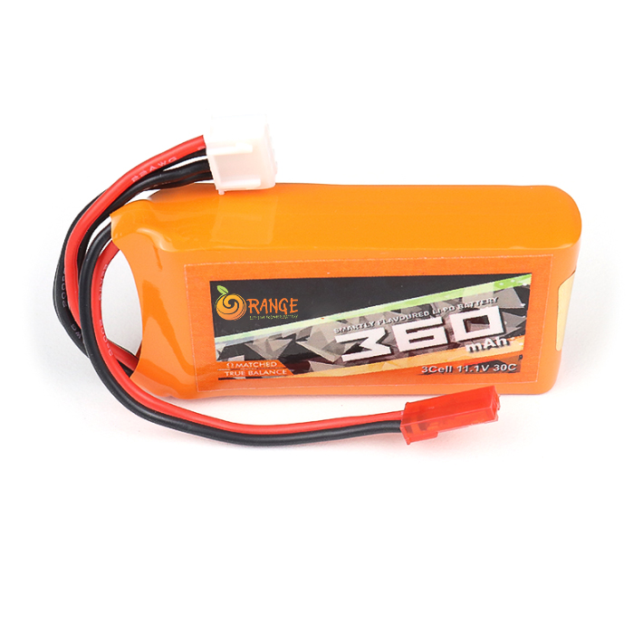 Orange 11.1V 360mAh 30C 3S Lithium Polymer Battery Pack-image-9