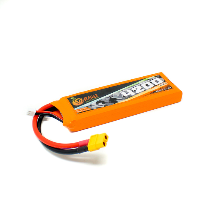 Orange 7.4V 4200mAh 35C 2S Lithium Polymer Battery Pack-picture-18