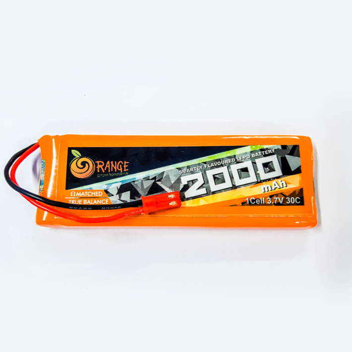 Orange 2000 mAh 1S 30C/60C Lithium polymer battery Pack (LiPo)-picture-23