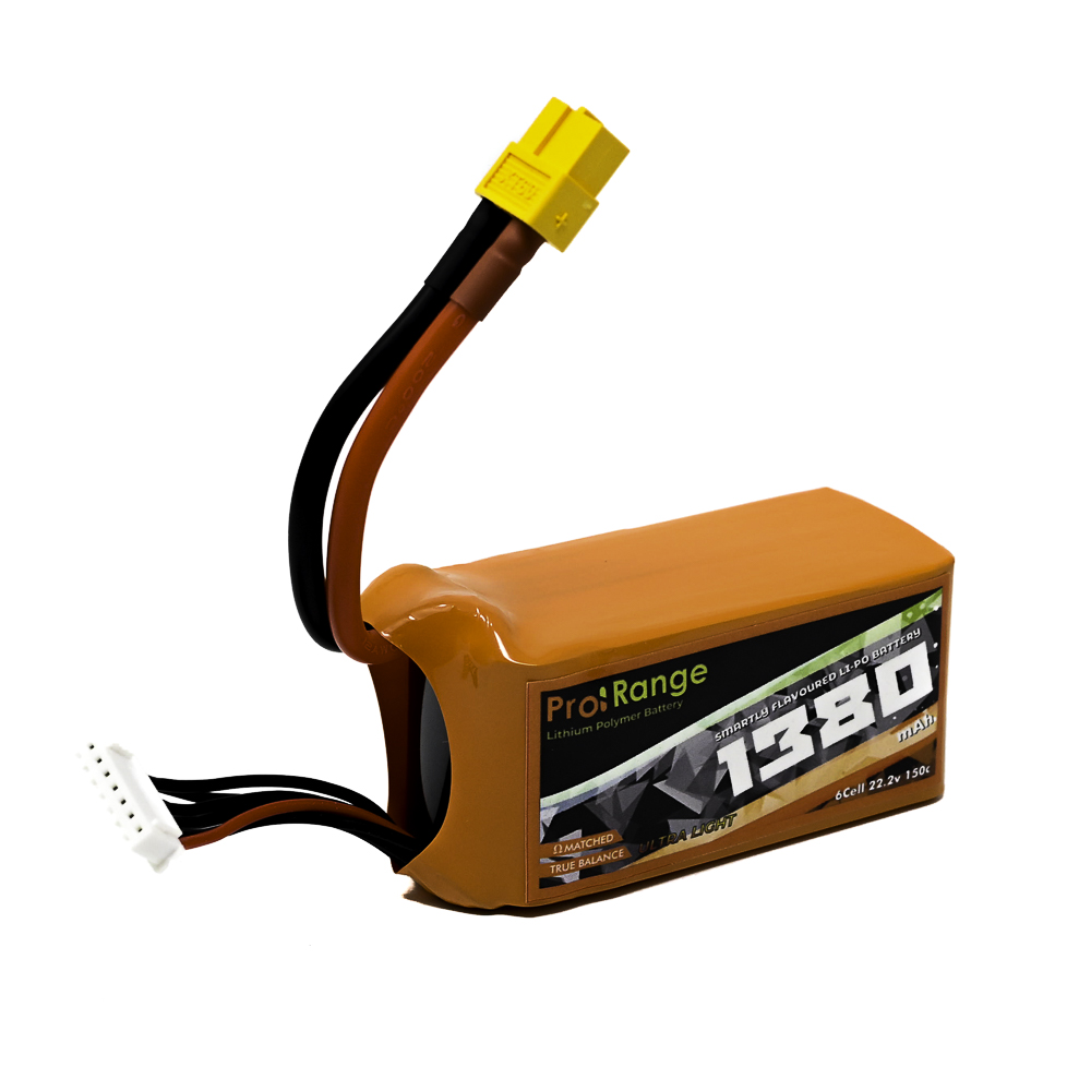 Pro-Range 22.2V 1380mAh 150C 6S FPV U2 Series Lithium Polymer Battery Pack-picture-17