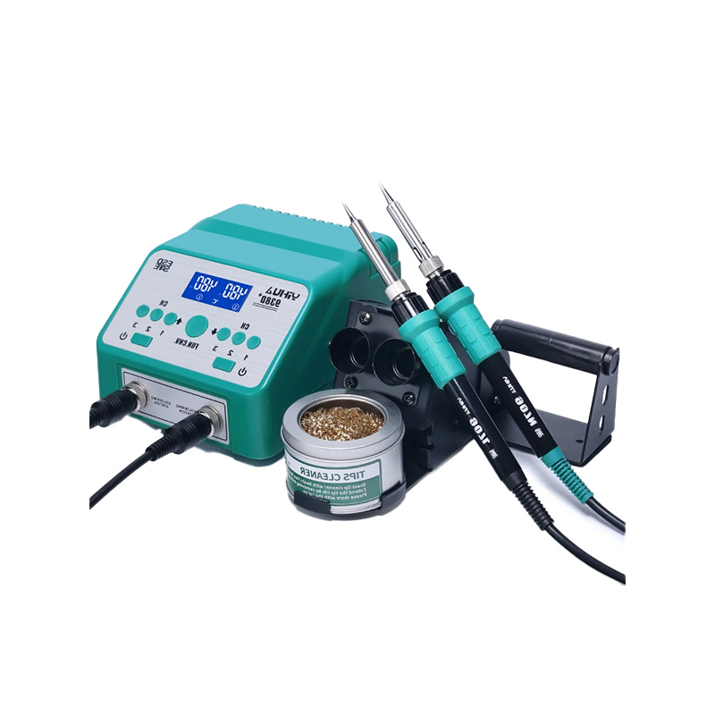 Yihua 938D+ Dual Soldering Iron Station | 130W High-Power SMD Repair Station with Fast Heating & Temperature Control-image-5