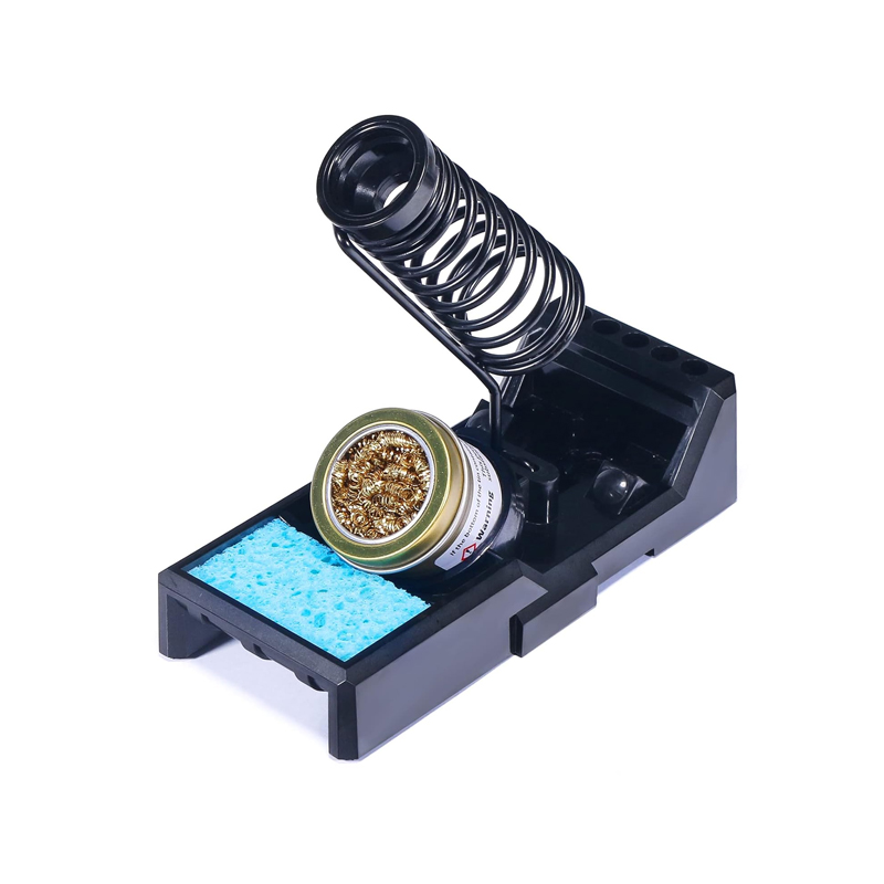 YIHUA X-4 Premium Soldering Iron Holder with Brass Wool, Cleaning Sponge and Solder Tip Slots-image-36