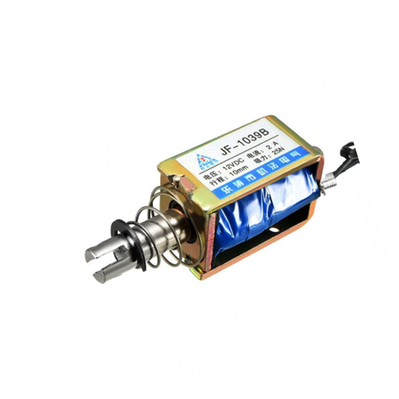 JF-1039B DC12V 25N 10MM Push-pull Permeable Electromagnet Lock-picture-12