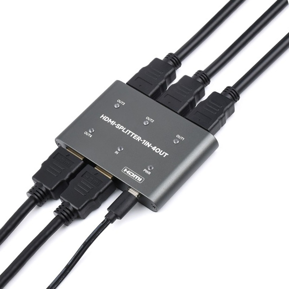 Waveshare HDMI 4k Splitter, 1 In 4 Out, Share One HDMI source-picture-18