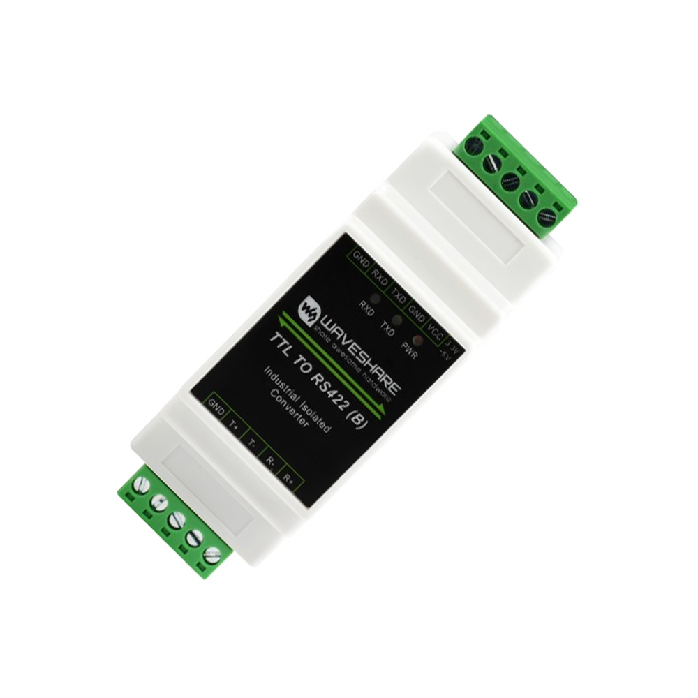 Waveshare Rail-mount TTL To RS422 Galvanic isolated Converter, Anti-surge, Multiple Isolation Protection-picture-20