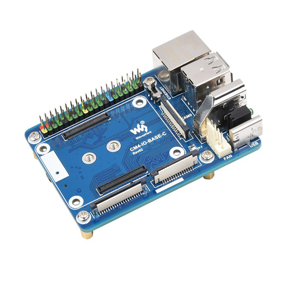 Waveshare Mini Base Board (C) Designed for Raspberry Pi Compute Module 4-picture-13