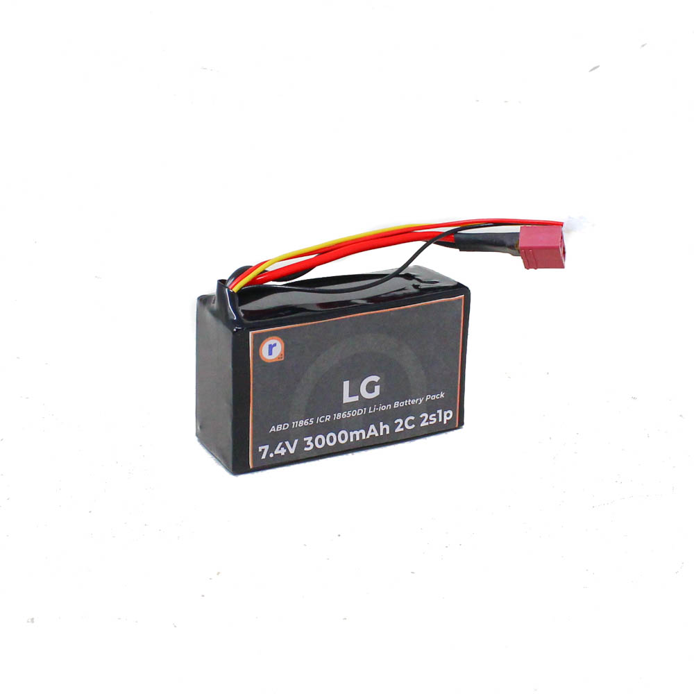LGABD11865 ICR18650D1 7.4V 3000mAh 2C 2S1P Li-ion Battery Pack-image-37