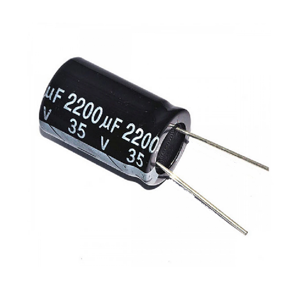 2200uF/35V - Electrolytic Capacitor, ± 20%, Radial Leaded, 2000 hours @ 105°C, Polar-picture-10