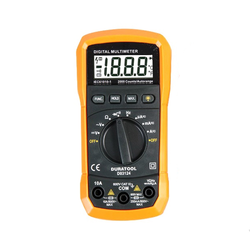DURATOOL D03124600V AC/ DC Auto Ranging Digital Multimeter-picture-24