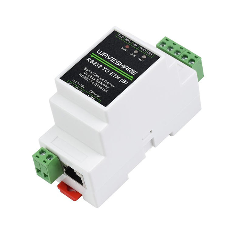 Waveshare Industrial Serial Server, RS232 to RJ45 Ethernet, TCP/IP to Serial-picture-16