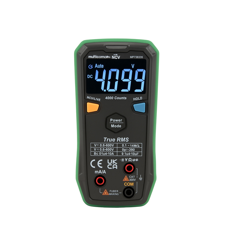 MULTICOMP PRO MP730835 Handheld Digital Multimeter Smart, AC/DC Current/Voltage, Capacitance Resistance, True RMS, 4 Digits-image-39
