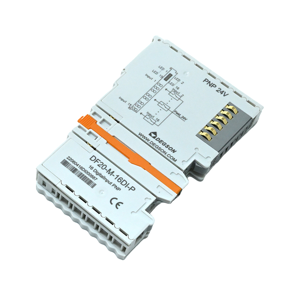 DF20-M-16DI-P-Degson-16 channels Digital Input 24VDC PNP type IO Module-picture-27