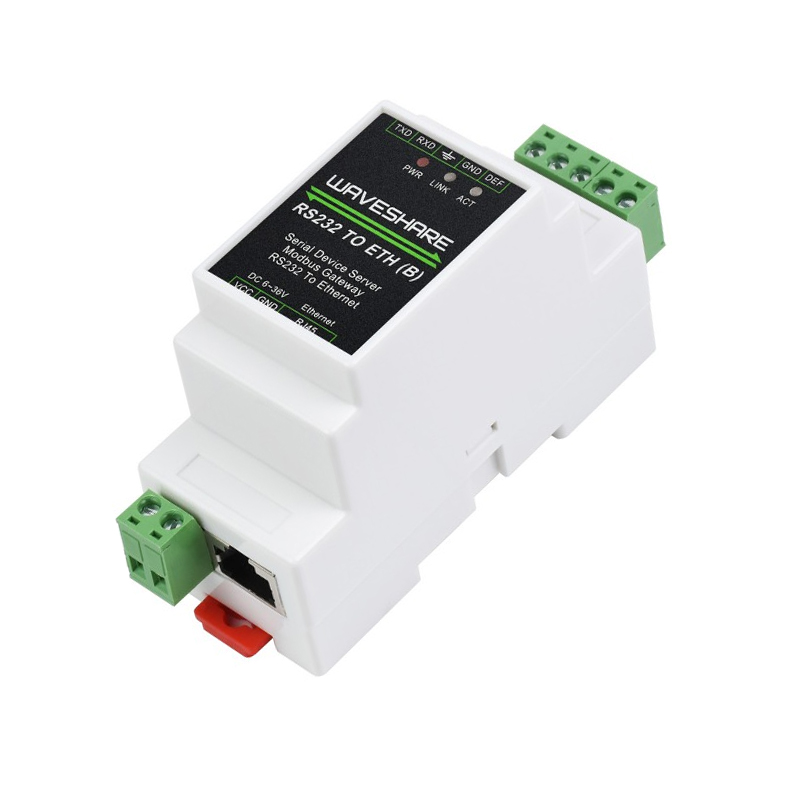 Waveshare Industrial serial server, RS232 to RJ45 Ethernet Module-picture-28