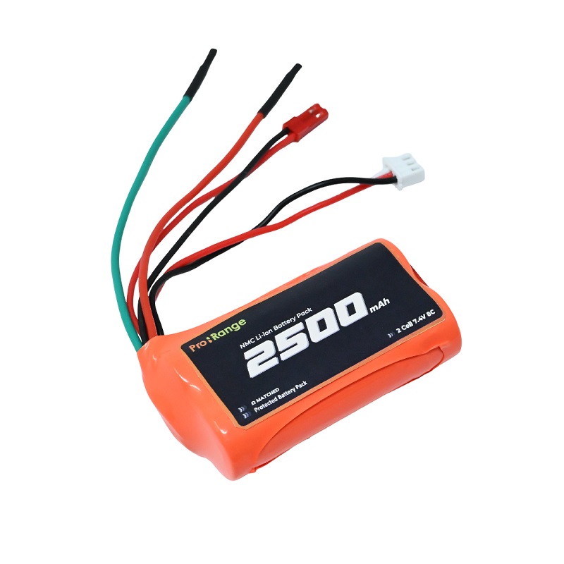 Pro-Range A Grade NMC N18650COP 7.4V 2500mAh 8C 2S1P Li-Ion Battery Pack in a Line-picture-13