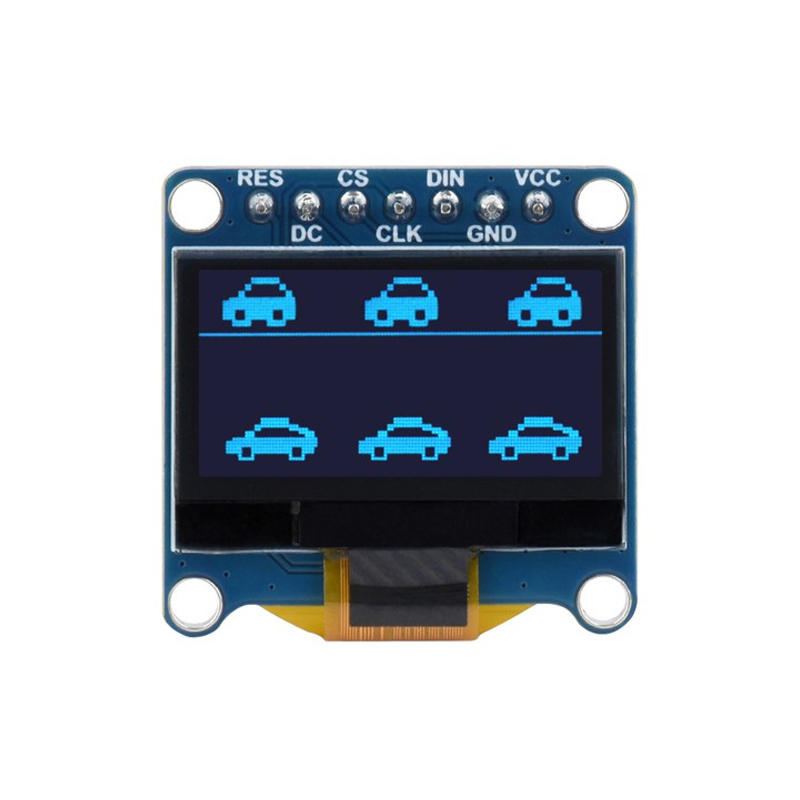 Waveshare 0.96inch OLED Display Module, 128×64 Resolution, SPI / I2C Communication Version E (blue)-image-41
