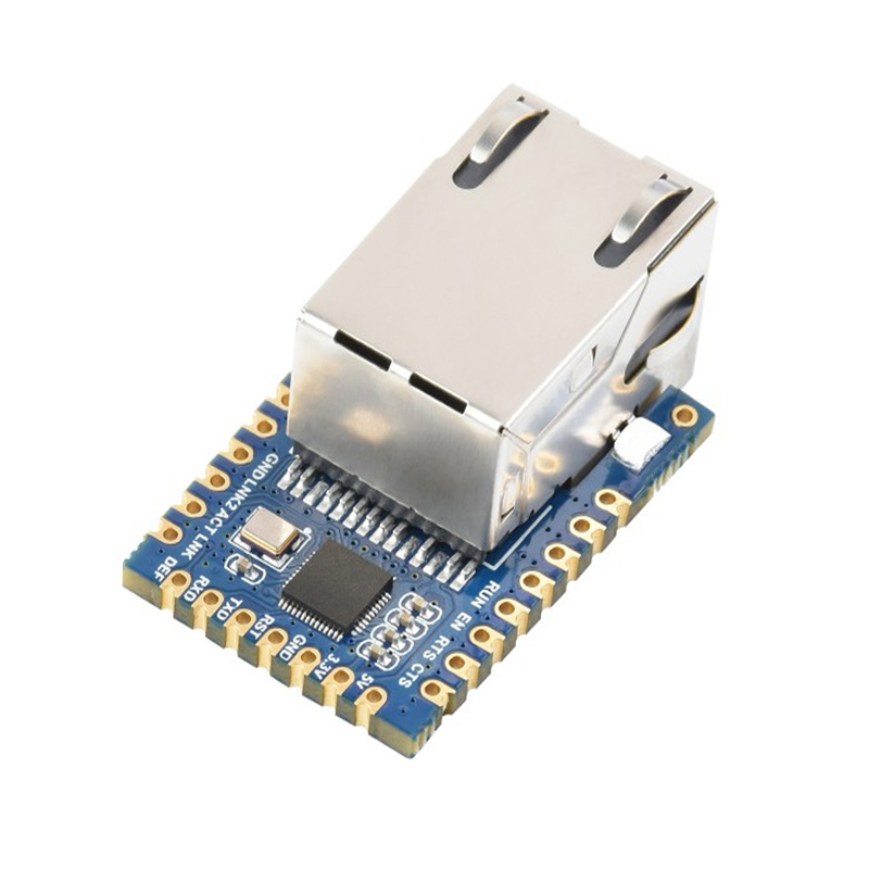 Waveshare TTL UART to Ethernet Mini Module, Castellated Holes With Immersion Gold Design, Highly Integrated Packaging-image-29