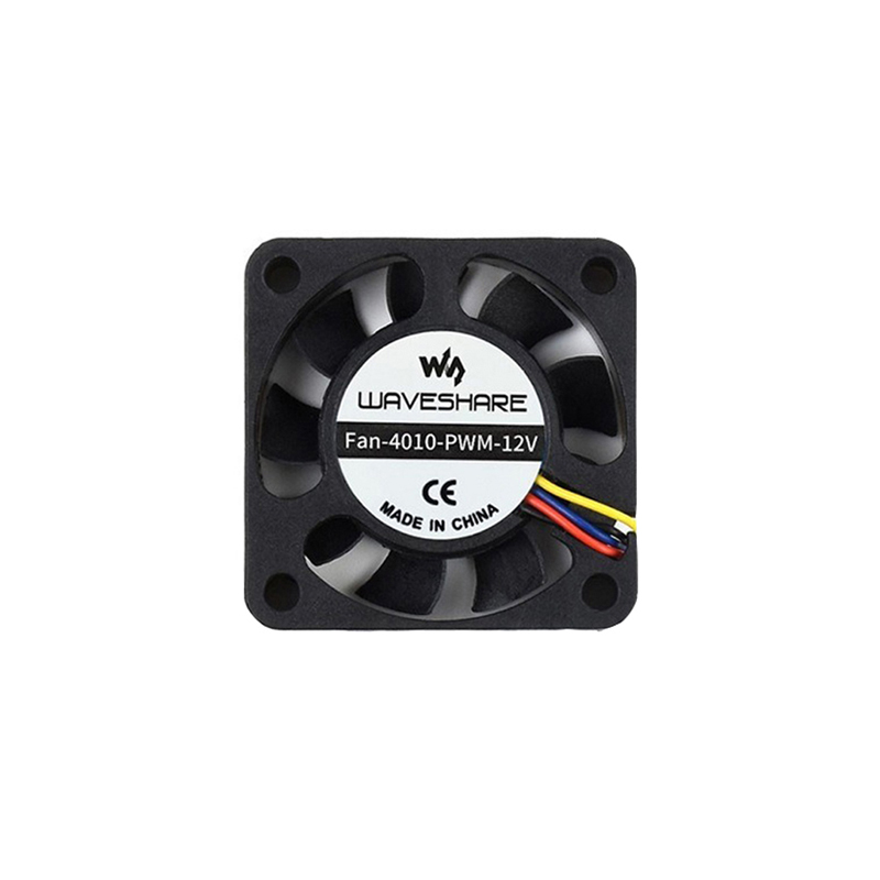 Waveshare Dedicated Cooling Fan for Compute Module 4 IO Board, PWM Speed Adjustment-image-2