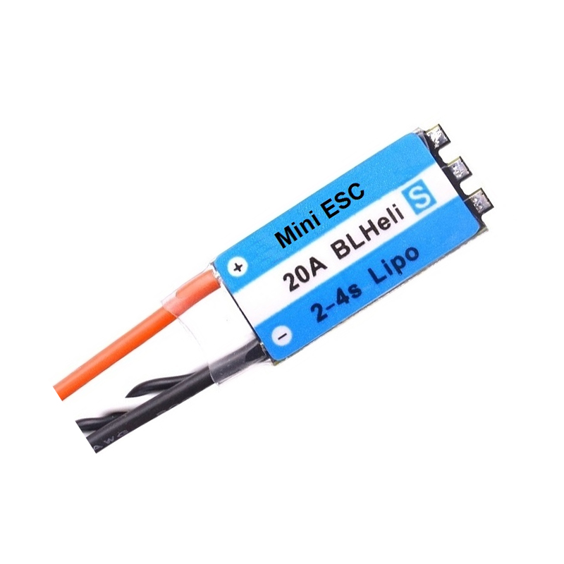 Drone 20A 2-4S Mini BLHeli-S OPTO ESC for FPV Race RC Helicopter-image-46