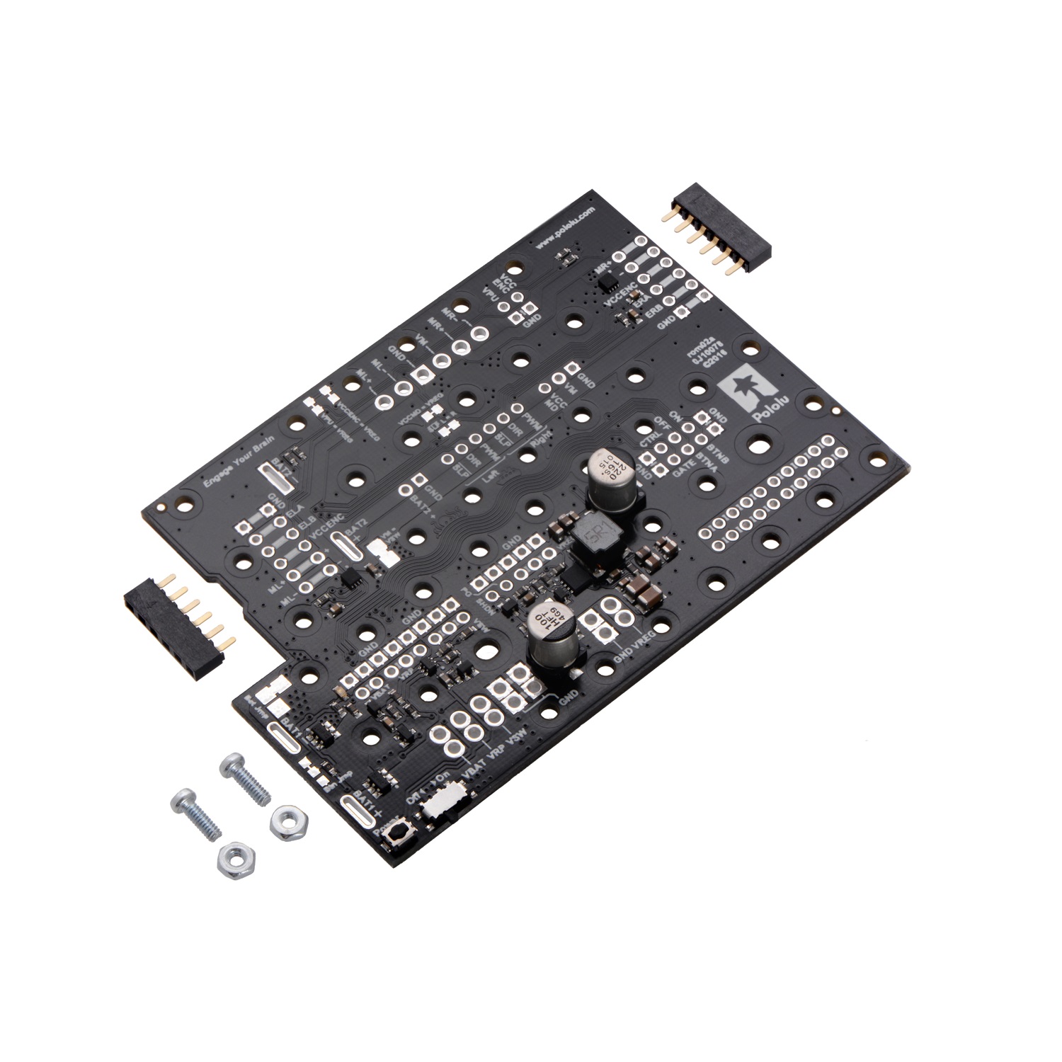Pololu Motor Driver and Power Distribution Board for Romi Chassis-image-49