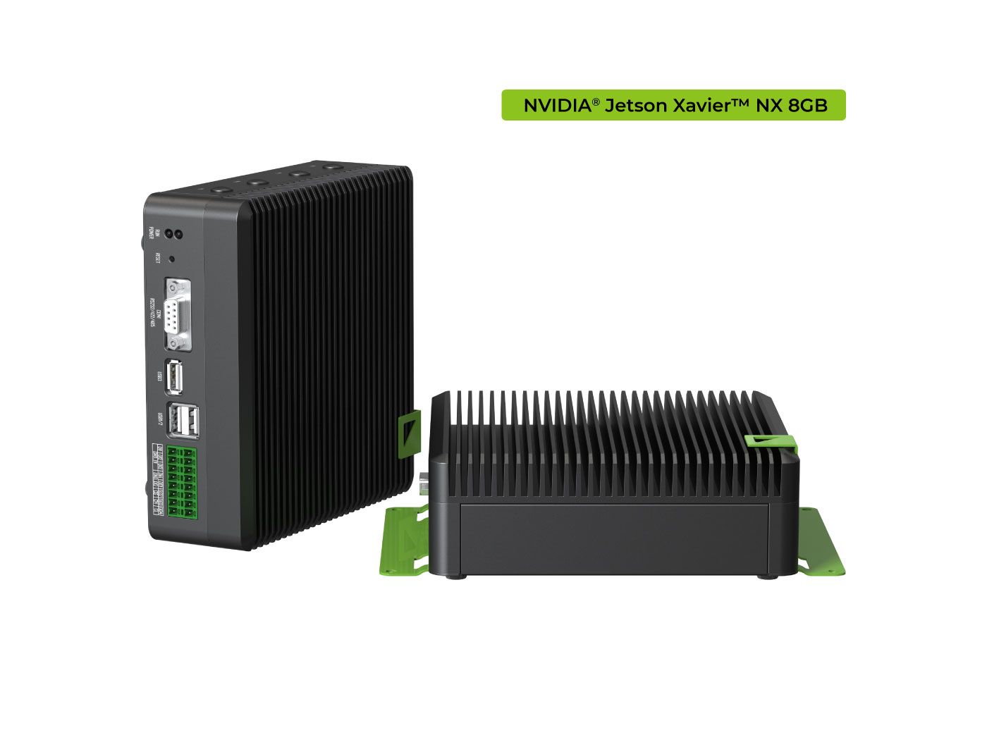 reComputer Industrial J2011- Fanless Edge AI Device with Jetson Xavier NX 8GB module, Aluminum case with passive cooling, 2xRJ45 GbE, 1xRS232/RS-422/RS-485, 4xDI/DO, 1xCAN, 3xUSB3.2, Pre-installed JetPack System-image-20