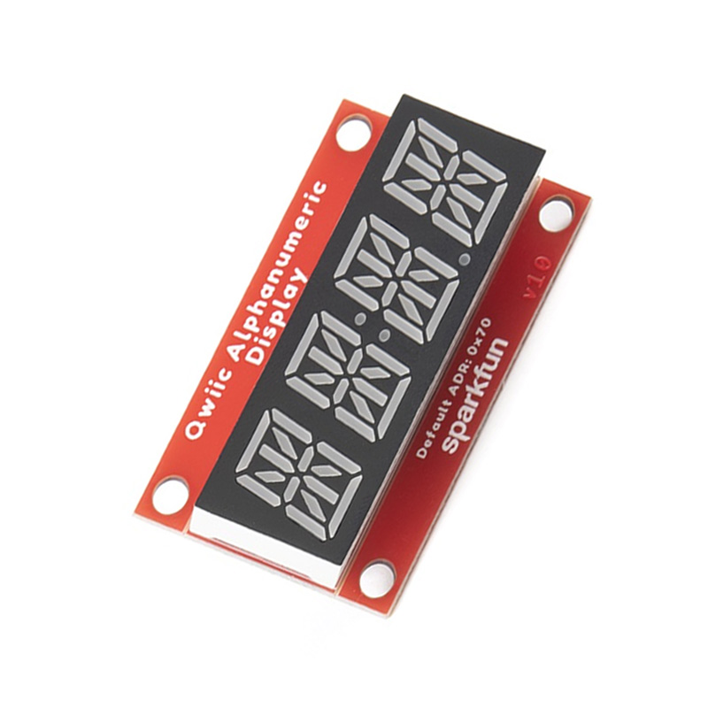 SparkFun COM-18566 Qwiic Alphanumeric Display - Green-picture-18