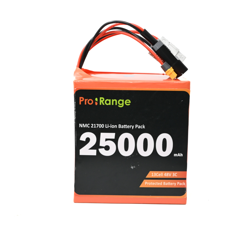 Pro-Range A Grade NMC N21700CG-50 48V 25000mAh 3C 13S5P Li-Ion Battery Pack-image-15