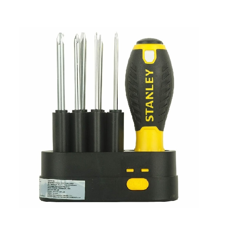 Stanley 9-Way Screwdriver Set with Storage Case for Home, DIY, Professional & Industrial Use (STHT62511)-picture-24