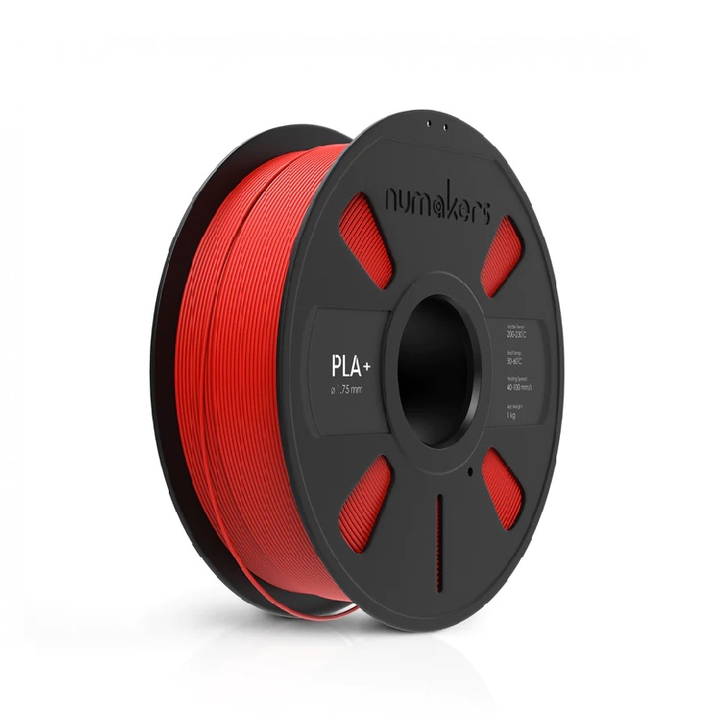 Numakers PLA+ Filament - Nuclear Red - 1.75 mm / 1 kg-image-49