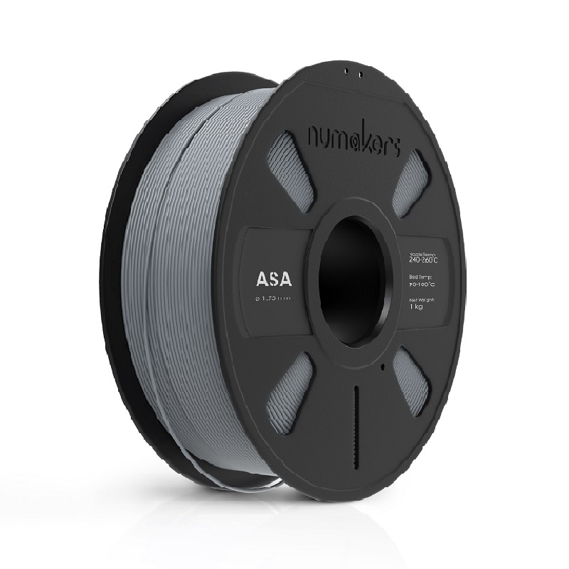 Numakers ASA Filament- Light Gray (1.75mm/ 1kg Spool)-image-5