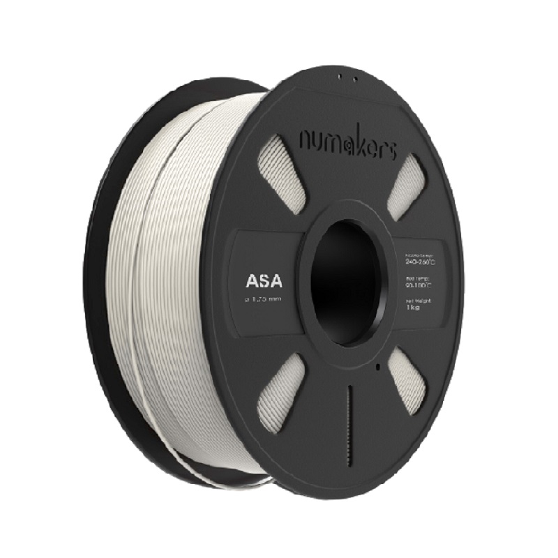 Numakers ASA Filament- Pure White (1.75mm/ 1kg Spool)-image-9