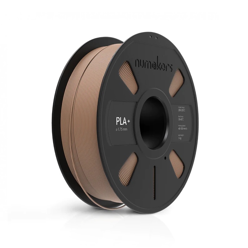 Numakers PLA+ Filament- Beige Brown (1.75mm/ 1kg Spool)-image-10