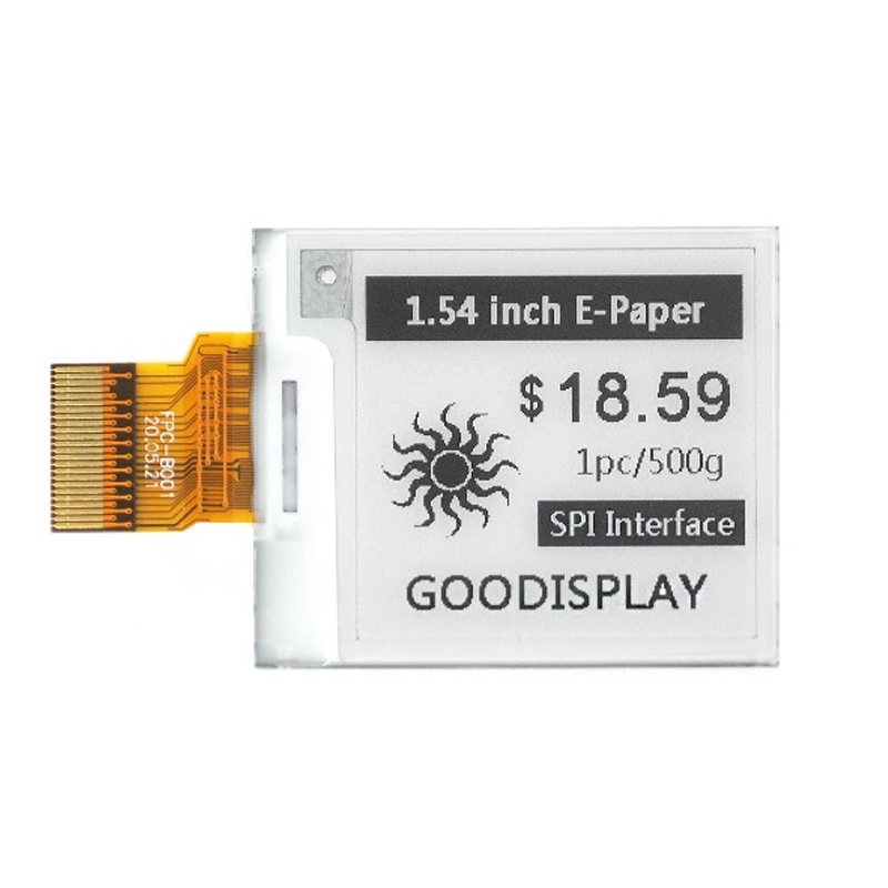 1.54 Inch High Refresh Rate Black and White E-Paper Display-picture-20