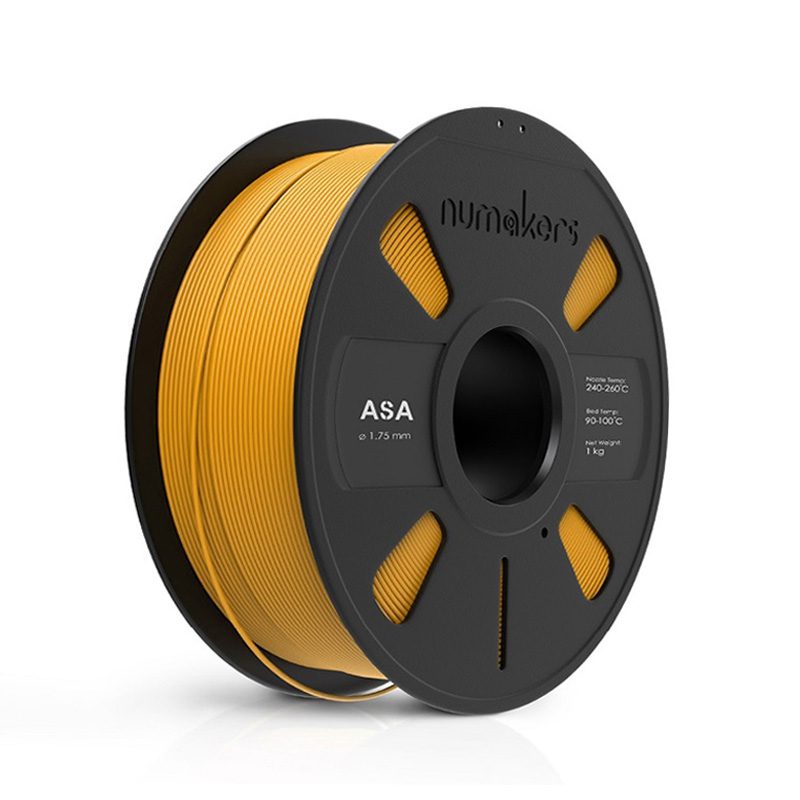 Numakers ASA Filament- Yellow (1.75mm/ 1kg Spool)-image-45