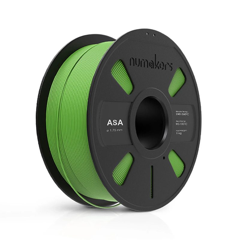 Numakers ASA Filament- Grass Green (1.75mm/ 1kg Spool)-image-3