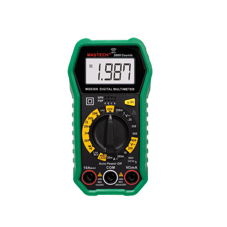 Mastech MS830N / MS830L+(2000 Counts) Manual Ranging Digital Multimeter-image-20