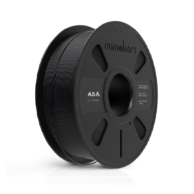 Numakers ASA Filament- Pitch Black (1.75mm/ 1kg Spool)-image-25