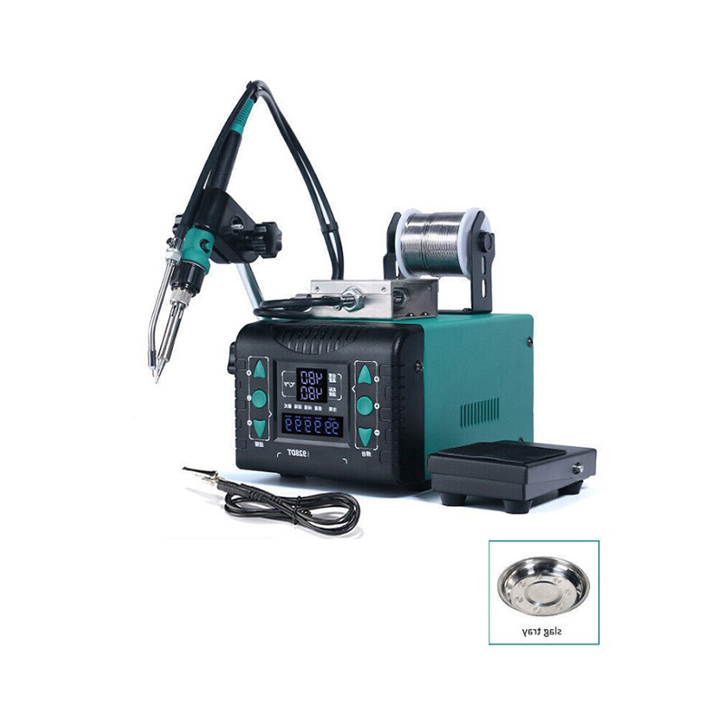 YIHUA 928DT anti static lead free rework station foot operate tin auto soldering iron constant temperature soldering station 60W-image-49
