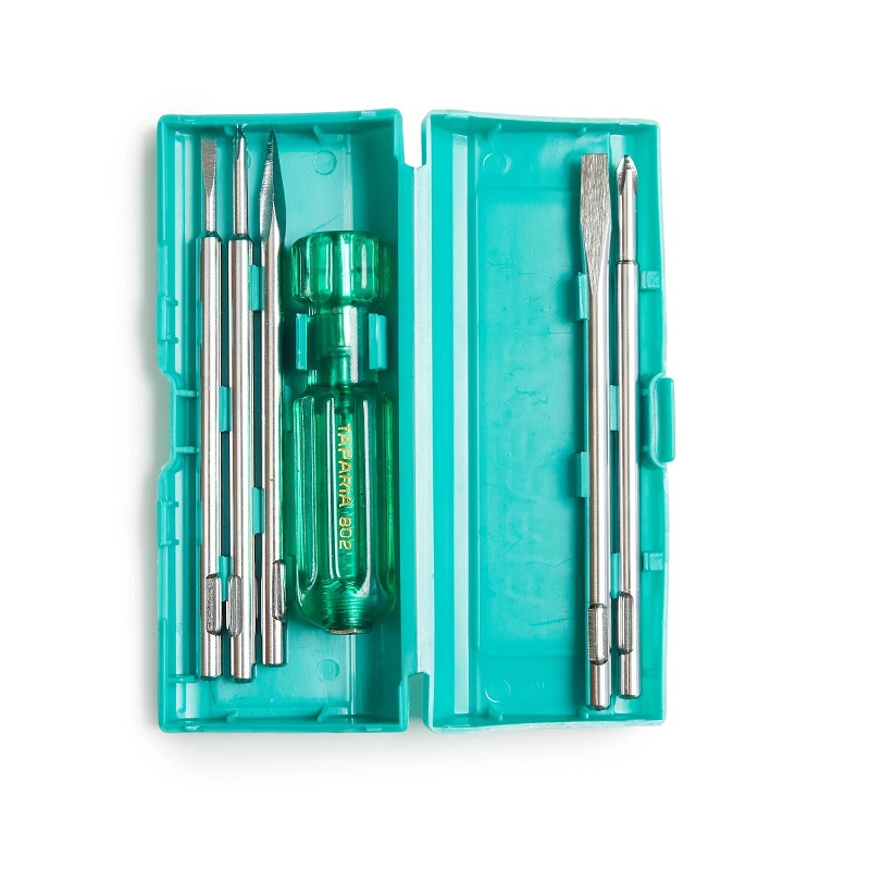 TAPARIA 802 Screw Driver Set with Neon Bulb (Silver/Blue), 1 Piece-picture-27