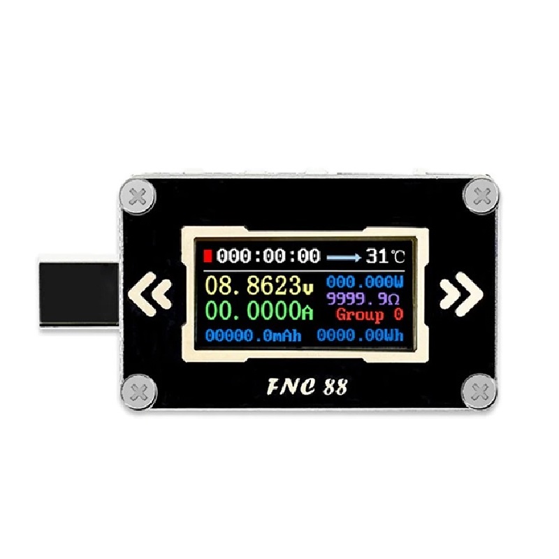 FNIRSI-FNC88 1.77 Inch High Definition Voltmeter Ammeter Multifunctional Mobile Phone Recharging Current Capacity Tester-picture-32