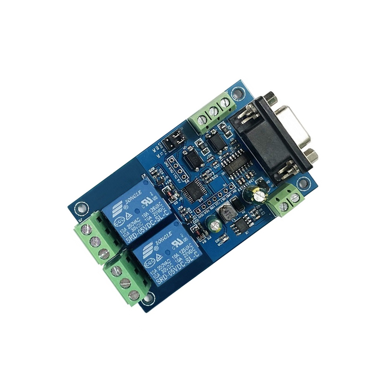 7-24V Modbus RTU 2 Channel RS232 Serial Relay Module-picture-22